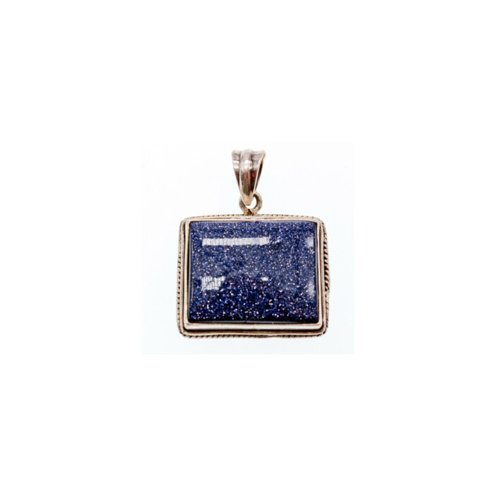 925 Sterling Silver Sodalite Pendant