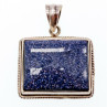 925 Sterling Silver Sodalite Pendant