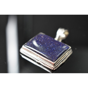 925 Sterling Silver Sodalite Pendant