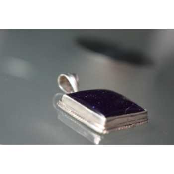 925 Sterling Silver Sodalite Pendant