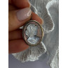 Vintage 925 Sterling Silver Abalone Cameo Brooch Pendant