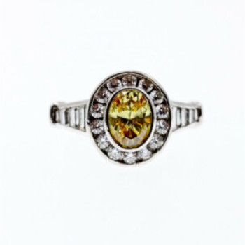 925 Sterling Silver CZ Ring Size 11.75