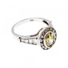 925 Sterling Silver CZ Ring Size 11.75