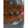 925 Sterling Silver Turquoise Stud Earrings