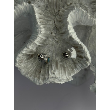 925 Sterling Silver Turquoise Stud Earrings