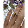 925 Sterling Silver Tiger'S Eye Ring Size 5.5