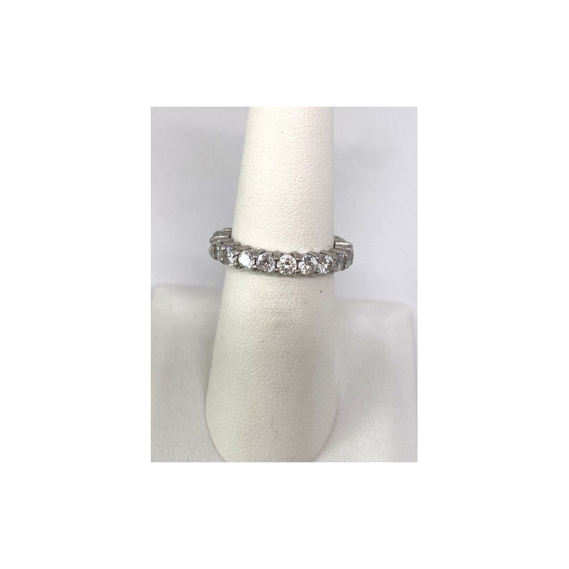 925 Sterling Silver CZ Ring Size 5.75