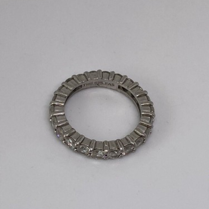 925 Sterling Silver CZ Ring Size 5.75