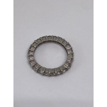 925 Sterling Silver CZ Ring Size 5.75