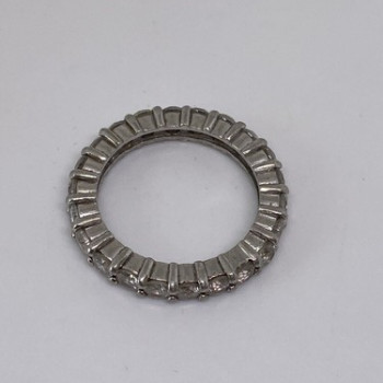 925 Sterling Silver CZ Ring Size 5.75