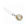 925 STERLING SILVER CITRINE CHAIN WITH PENDANT
