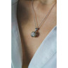 925 Sterling Silver Citrine Chain With Pendant