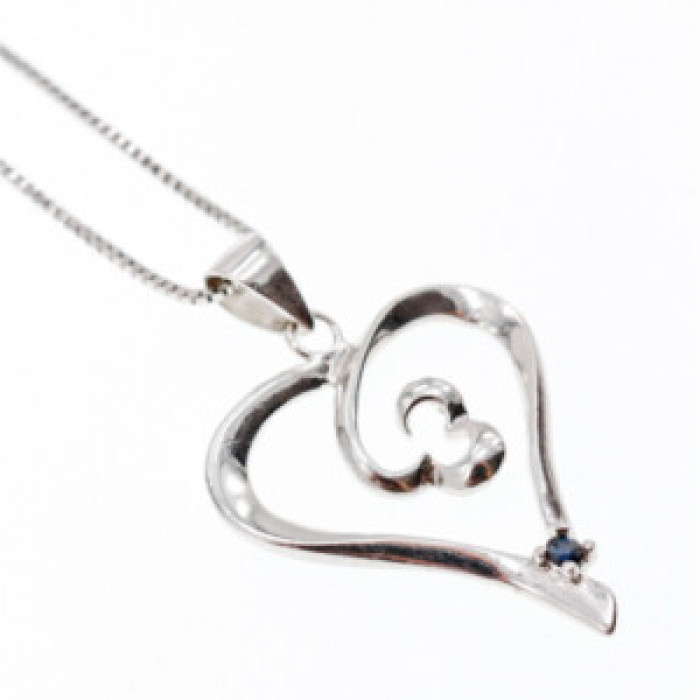 925 Sterling Silver Sapphire 