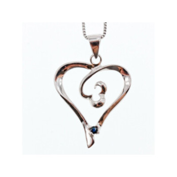 925 STERLING SILVER SAPPHIRE 