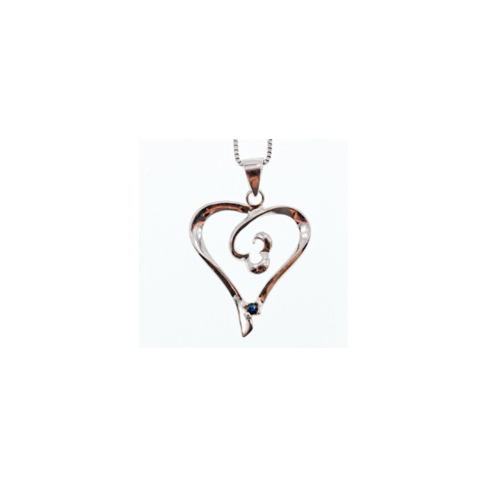 925 STERLING SILVER SAPPHIRE 