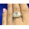 925 Sterling Silver CZ Ring Size 8.5