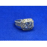 925 Sterling Silver CZ Ring Size 8.5