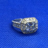 925 Sterling Silver CZ Ring Size 8.5