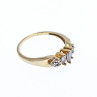 10K Yellow Gold Tanzanite & Diamonds Ring Size 7
