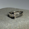 925 Sterling Silver Sapphire & Beryl Ring Size 8