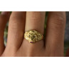 14K YELLOW GOLD RUBY & DIAMONDS 