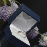925 Sterling Silver Amethyst Ring Size 6.5