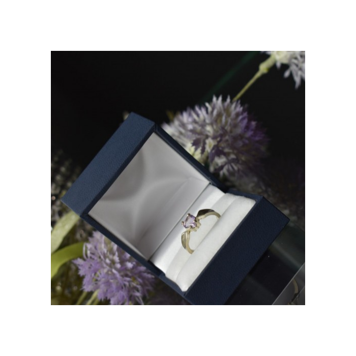 925 Sterling Silver Amethyst Ring Size 6.5