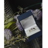 925 Sterling Silver Amethyst Ring Size 6.5
