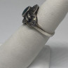 925 Sterling Silver Malachite Ring Size 5
