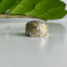 925 Sterling Silver Agate & CZ Ring Size 6.75