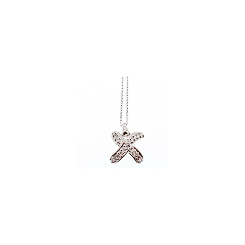 925 Sterling Silver CZ Chain With Pendant