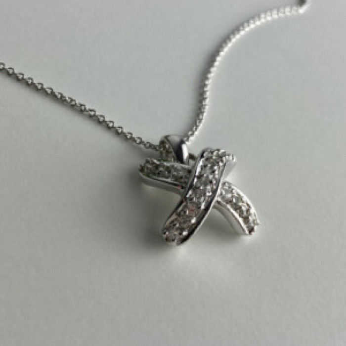 925 Sterling Silver CZ Chain With Pendant