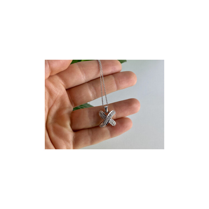 925 Sterling Silver CZ Chain With Pendant