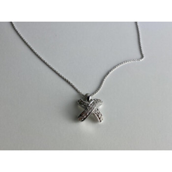 925 Sterling Silver CZ Chain With Pendant