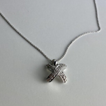 925 Sterling Silver CZ Chain With Pendant