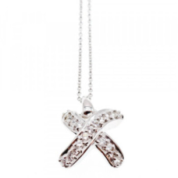 925 Sterling Silver CZ Chain With Pendant