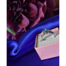 925 Sterling Silver Blue Topaz & Opal Ring Size 6.5