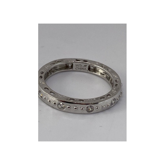 925 Sterling Silver Ring With CZ Size 8