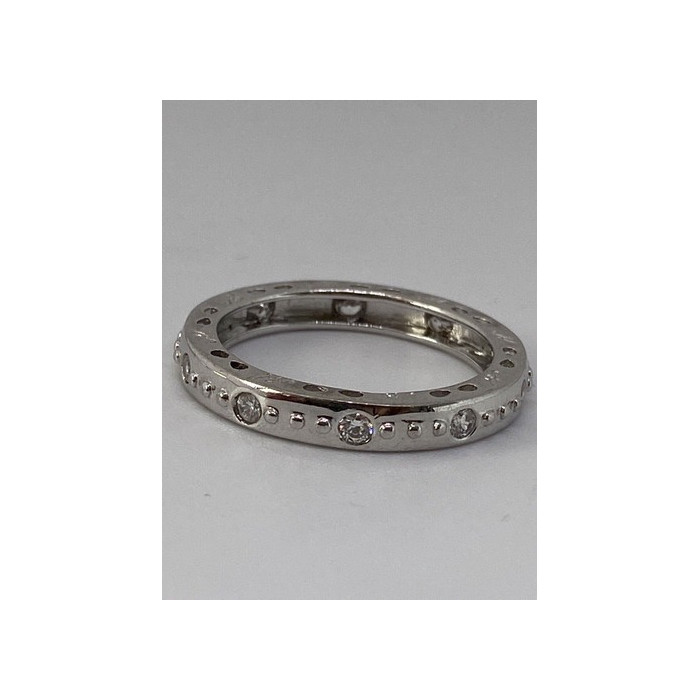 925 Sterling Silver Ring With CZ Size 8