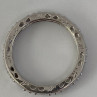 925 Sterling Silver CZ Band Ring Size 8