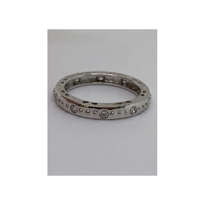 925 Sterling Silver Ring With CZ Size 8