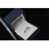 10K WHITE GOLD  AMETHYST & DIAMONDS RING SIZE 8