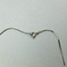 925 Sterling Silver CZ Chain With Pendant Italy