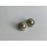 925 STERLING SILVER GOLD PLATED  EARRINGS ITALY