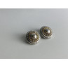 925 STERLING SILVER GOLD PLATED  EARRINGS ITALY