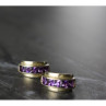 925 Sterling Silver Purple Tourmaline Stud Earrings