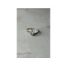 925 Sterling Silver Blue Spinel & CZ Ring Size 8.5