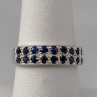 925 Sterling Silver Topaz Ring Size 7.75