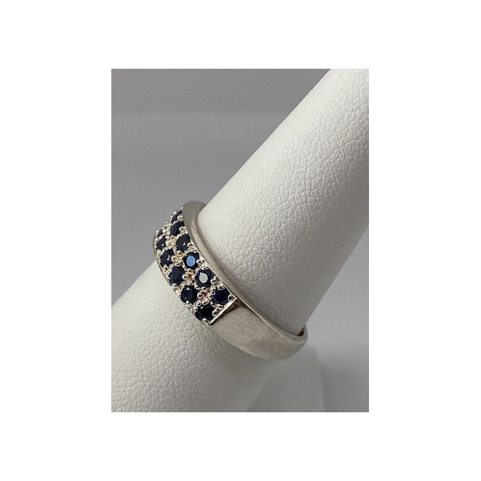 925 Sterling Silver Ring With Topaz Size 7.75