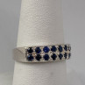 925 Sterling Silver Topaz Ring Size 7.75